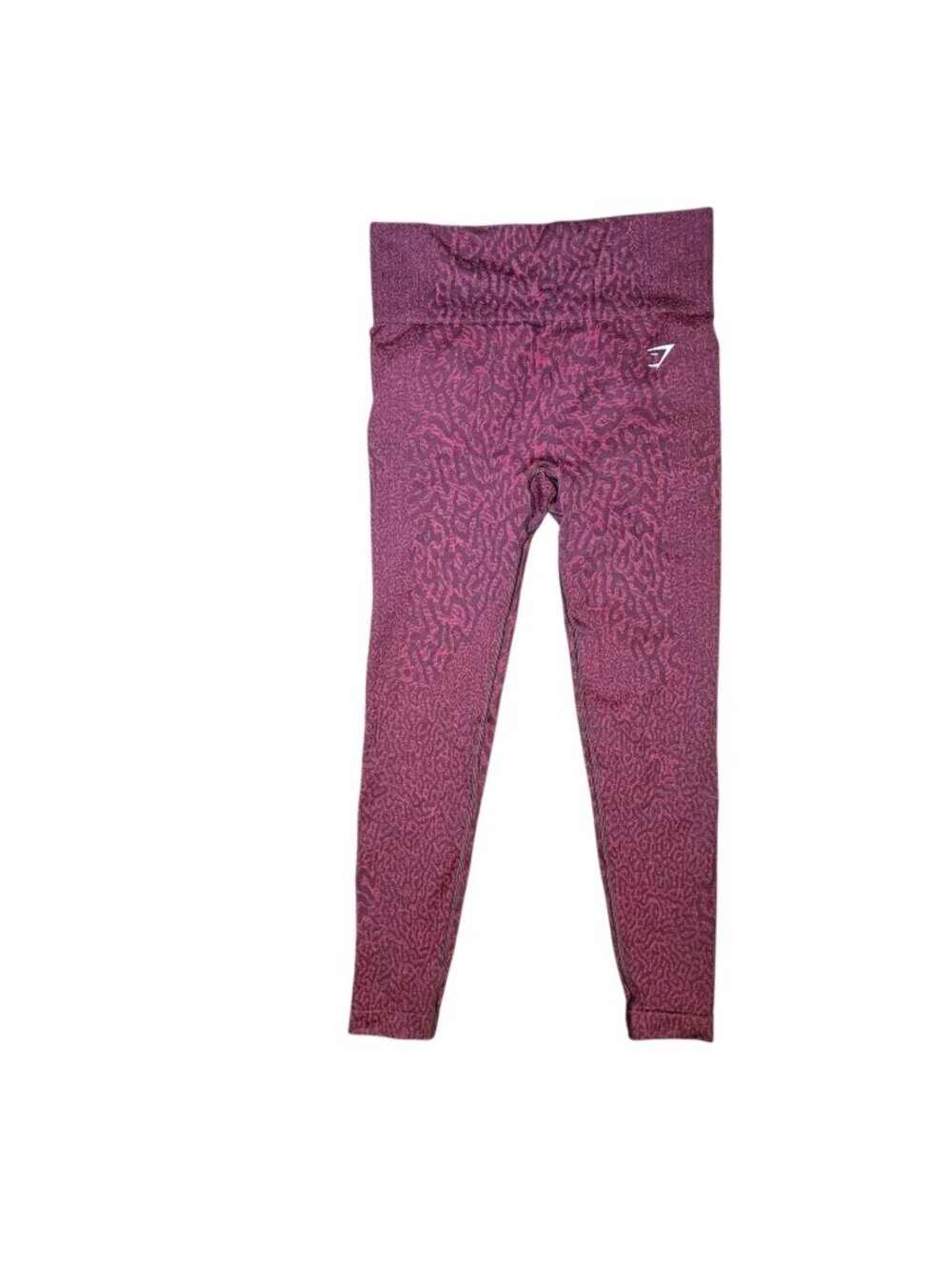 Gymshark Leopard Print Seamless Leggings Sz M Pink Brown Compression